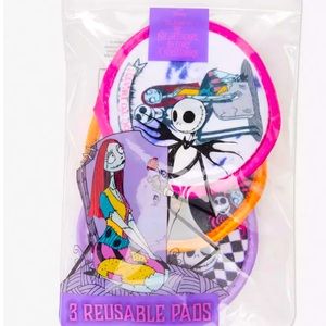 New Disney three pack Nightmare before Christmas reusable makeup pads.